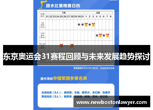 东京奥运会31赛程回顾与未来发展趋势探讨 东京奥运会31赛程回顾与未来发展趋势探讨